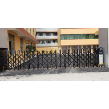 Aluminum Alloy Folding Design Sliding Telescopic Gate Hot Sale Retractable Gate High Quality Trackless Sliding Gate